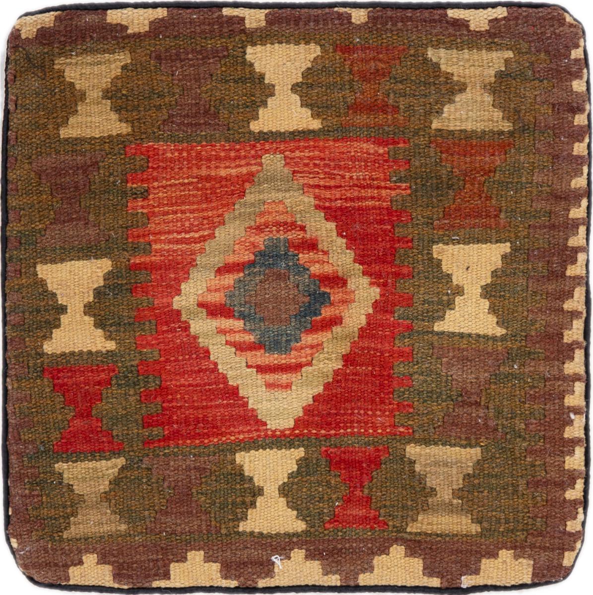 Αφγανικό χαλί Κιλίμ Afghan Μαξιλαροθήκη 42x42 42x42, Περσικό χαλί Χειροποίητη ύφανση