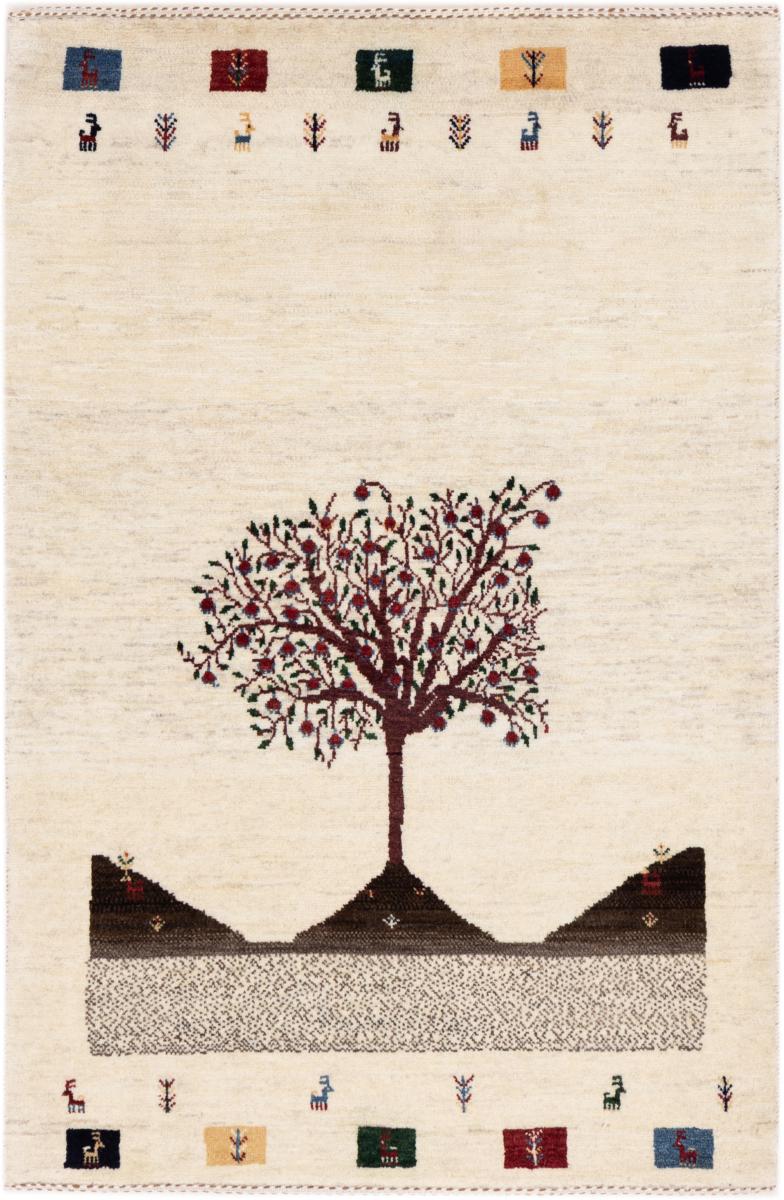 Tapete persa Persa Gabbeh Kashkuli Banafsheh 134x86 134x86, Tapete persa Atado à mão