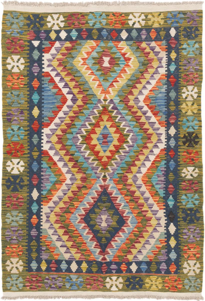Afgán szőnyeg Kilim Afgán 5'0"x3'5" 5'0"x3'5", Perzsa szőnyeg szőttesek