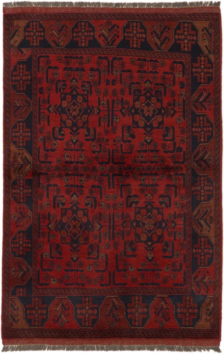 Afghan rug Khal Mohammadi 153x101 153x101, Persian Rug Knotted by hand