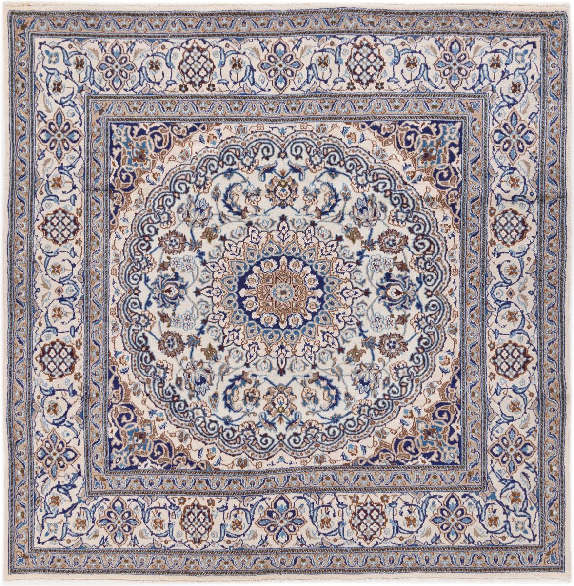Persian Rug Nain 9La 202x198 202x198, Persian Rug Knotted by hand