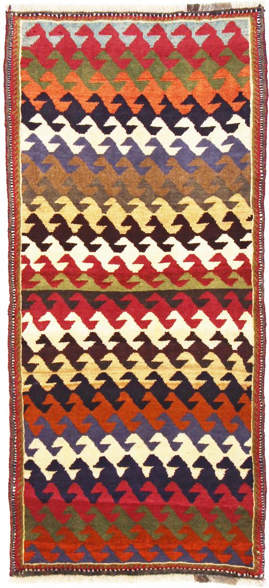 Tapete persa Ghashghai 149x71 149x71, Tapete persa Atado à mão