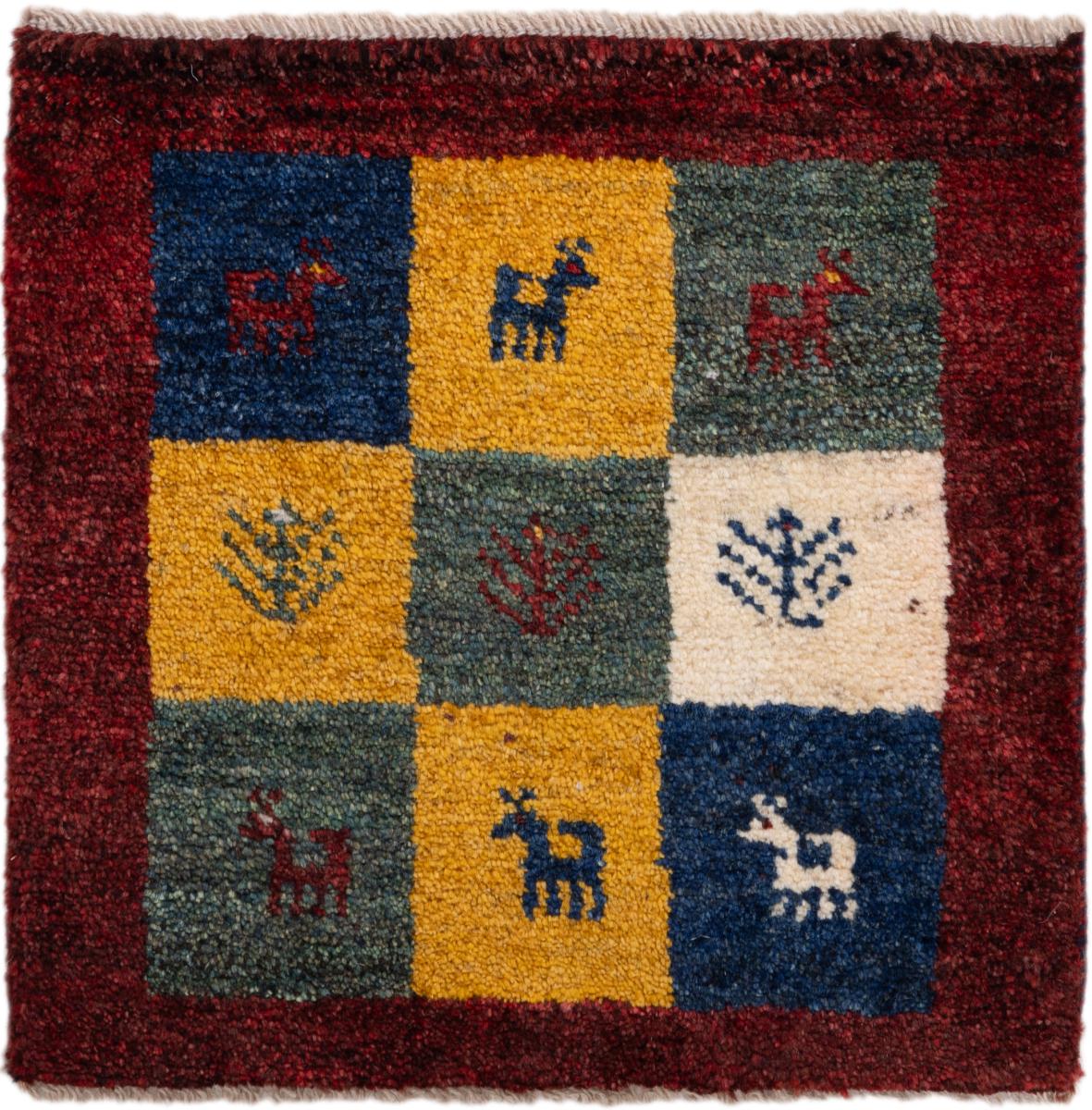 Persialainen matto Gabbeh Zagros 39x41 39x41, Persialainen matto Solmittu käsin