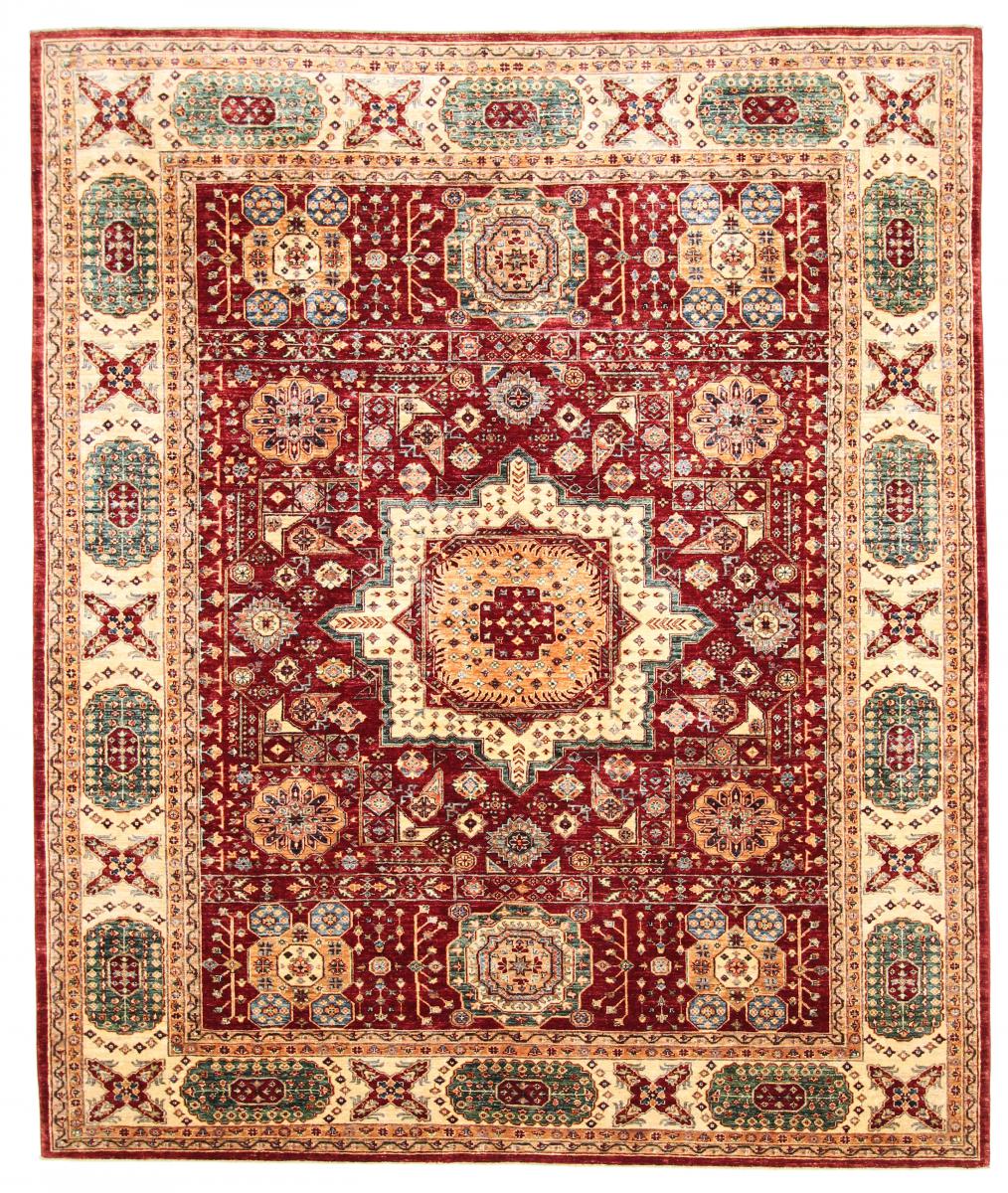 Tapis persan Mamluk 302x254 302x254, Tapis persan Noué à la main