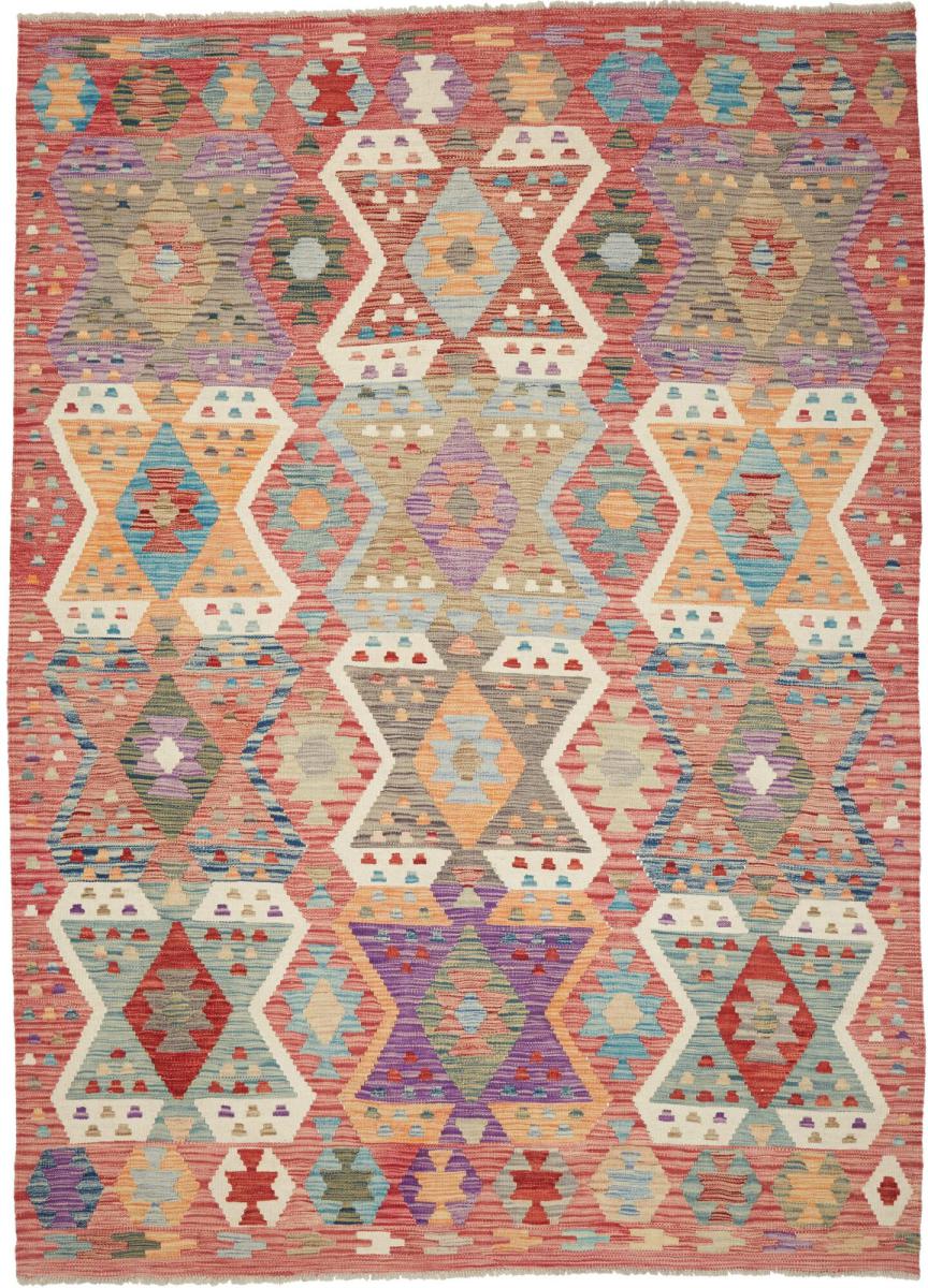 Tapete afegão Kilim Afegão 245x177 245x177, Tapete persa Tecido à mão