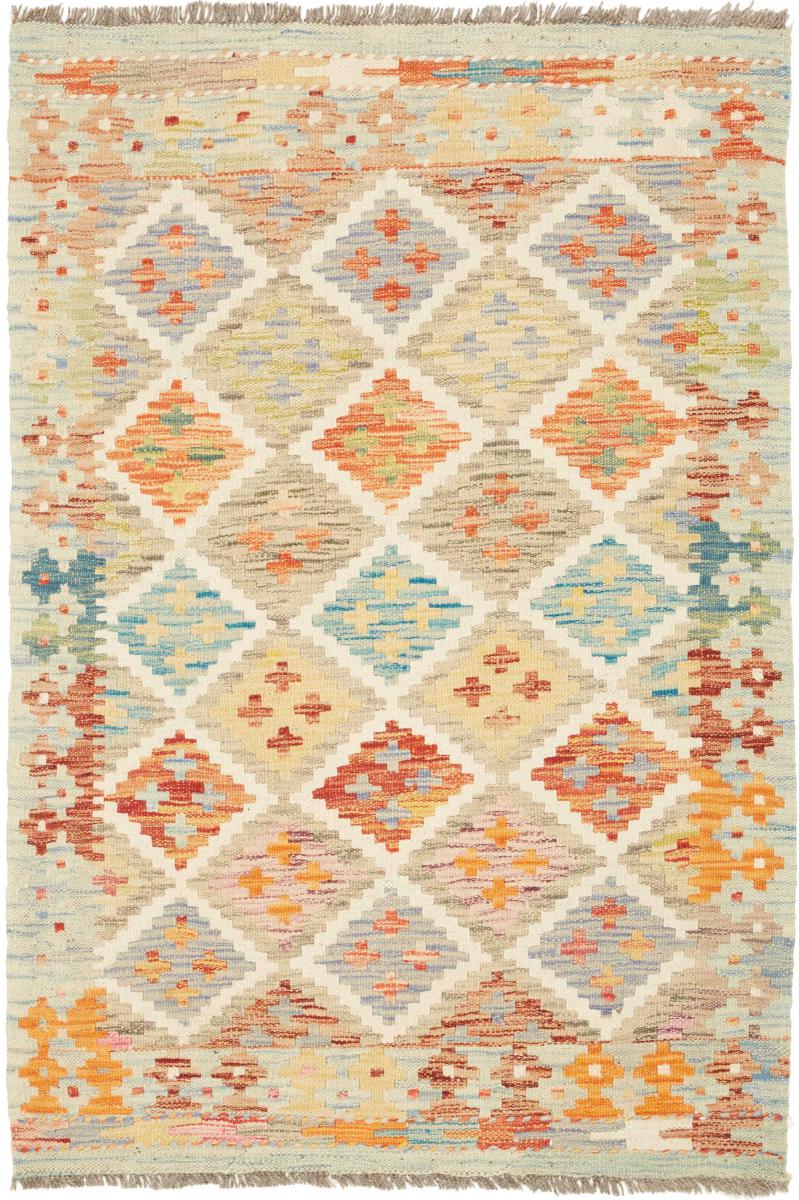 Tappeto Afgano Kilim Afghan 4'0"x2'8" 4'0"x2'8", Tappeto persiano Tessuto a mano