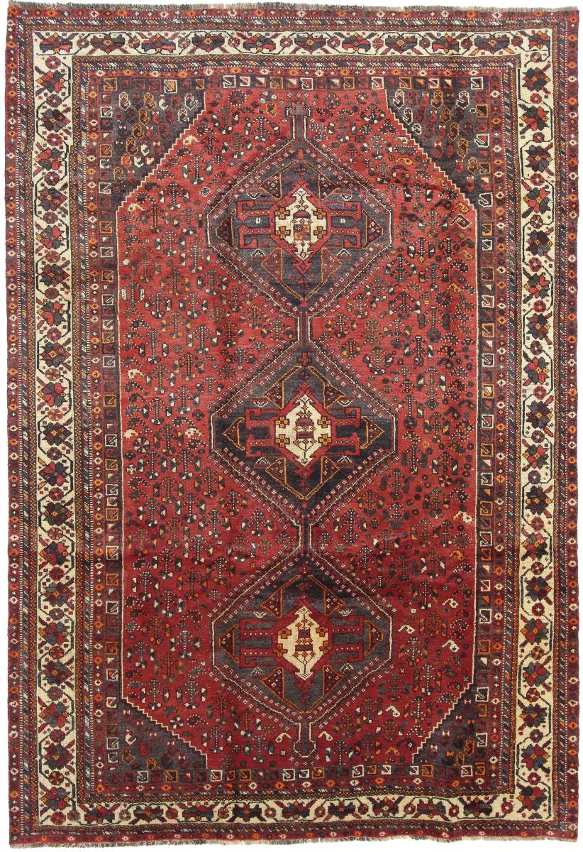 Tapete persa Shiraz 304x215 304x215, Tapete persa Atado à mão