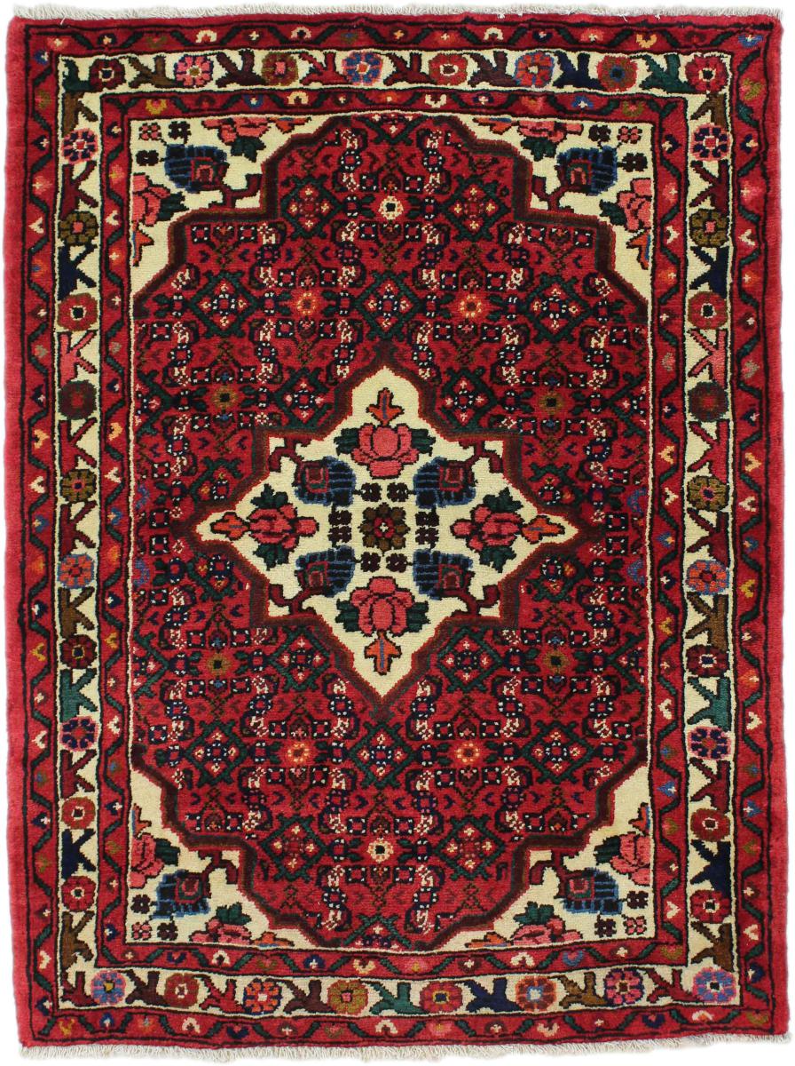 Persisk tæppe Hosseinabad 137x105 137x105, Persisk tæppe Knyttet i hånden