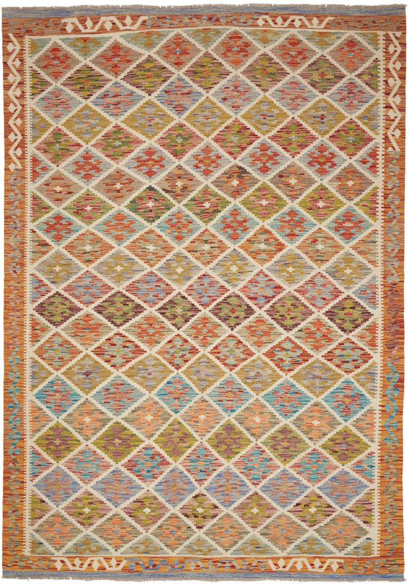 Tapete afegão Kilim Afegão 251x173 251x173, Tapete persa Tecido à mão