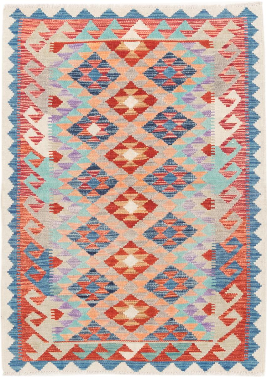 Tapete afegão Kilim Afegão 140x103 140x103, Tapete persa Tecido à mão