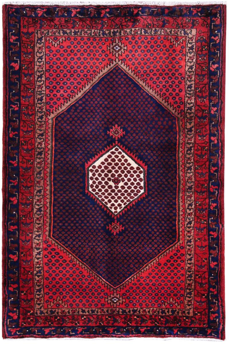 Persian Rug Hamadan 203x139 203x139, Persian Rug Knotted by hand