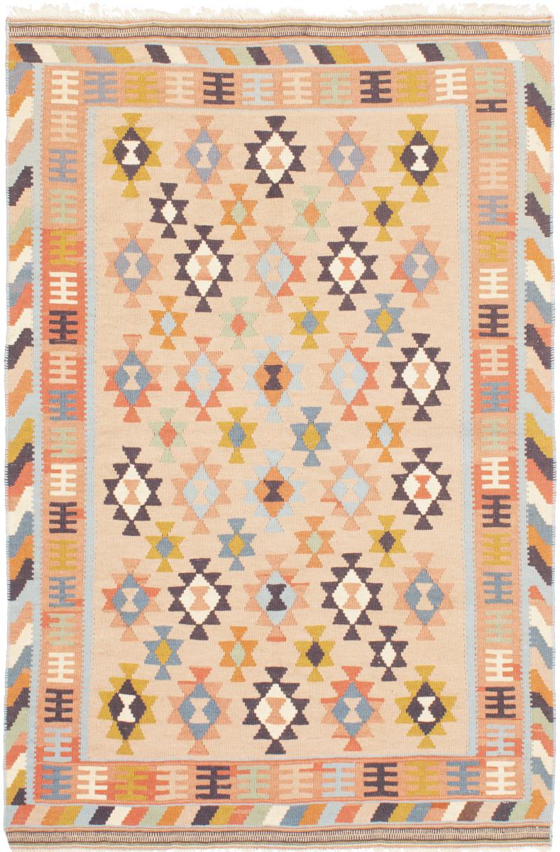 Perzsa szőnyeg Kilim Fars 4'10"x3'2" 4'10"x3'2", Perzsa szőnyeg szőttesek