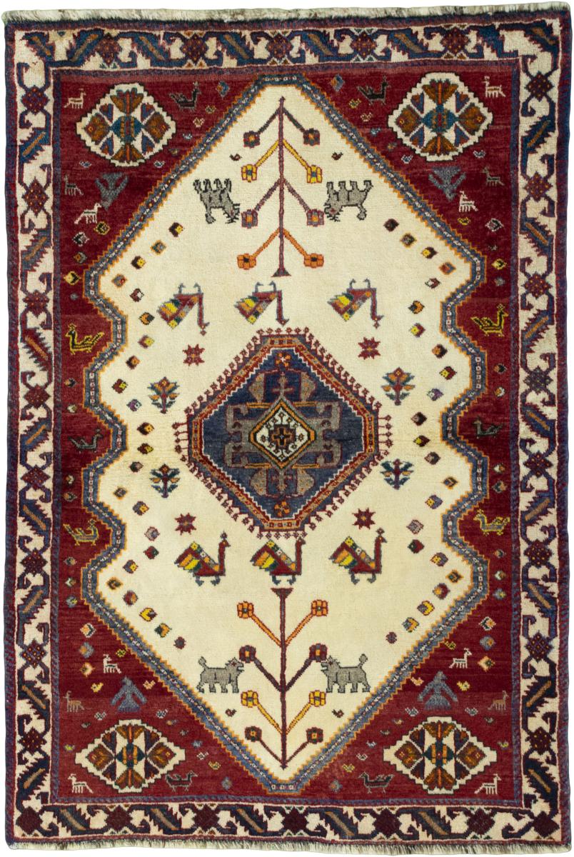 Covor persan Persia Gabbeh Ghashghai 159x109 159x109, Covor persan Lucrate de mână
