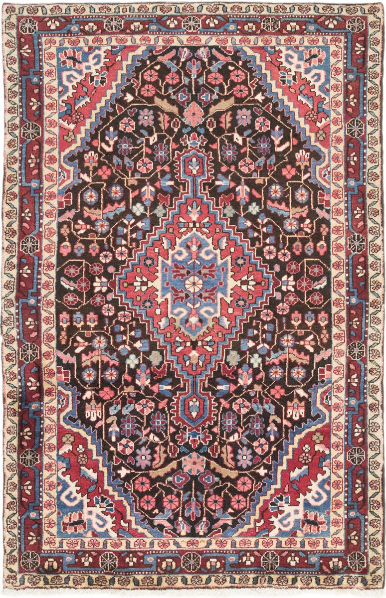  ペルシャ絨毯 ハマダン Semi アンティーク 212x135 212x135,  ペルシャ絨毯 手織り