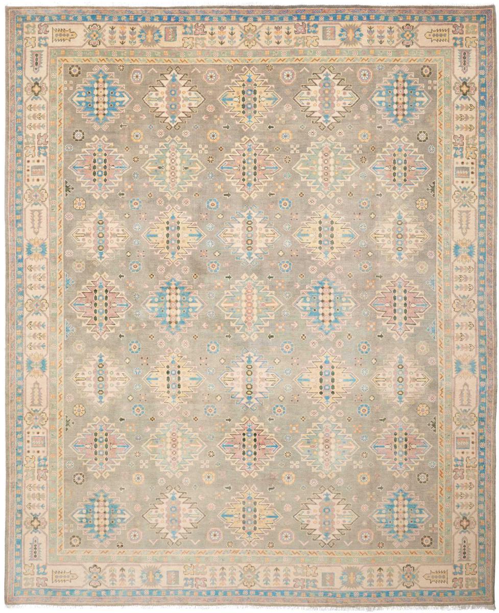 Tapis afghan Kazak Limited 303x246 303x246, Tapis persan Noué à la main