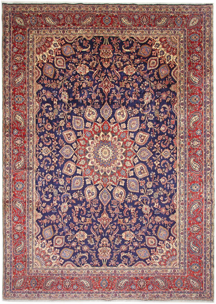 Tapis persan Hamadan Shahrbaft 425x309 425x309, Tapis persan Noué à la main