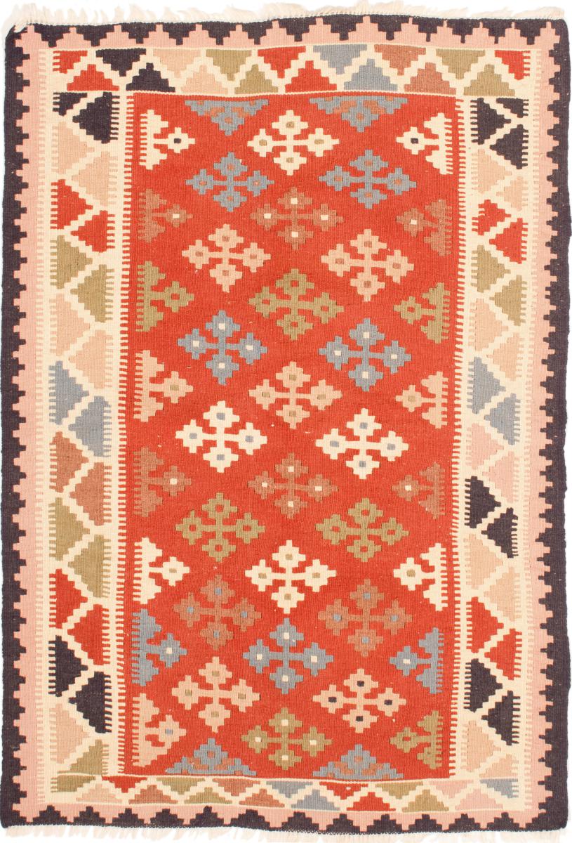 Tapete persa Kilim Fars 150x102 150x102, Tapete persa Tecido à mão