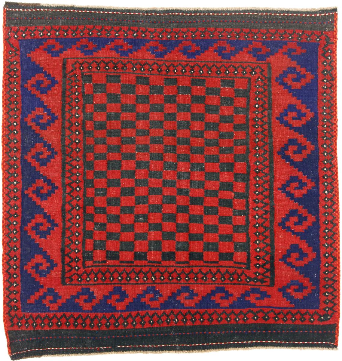 Tapete afegão Kilim Afegão Antigo 136x136 136x136, Tapete persa Tecido à mão