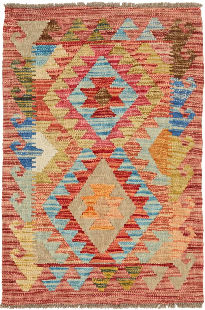 Tapete afegão Kilim Afegão 89x62 89x62, Tapete persa Tecido à mão