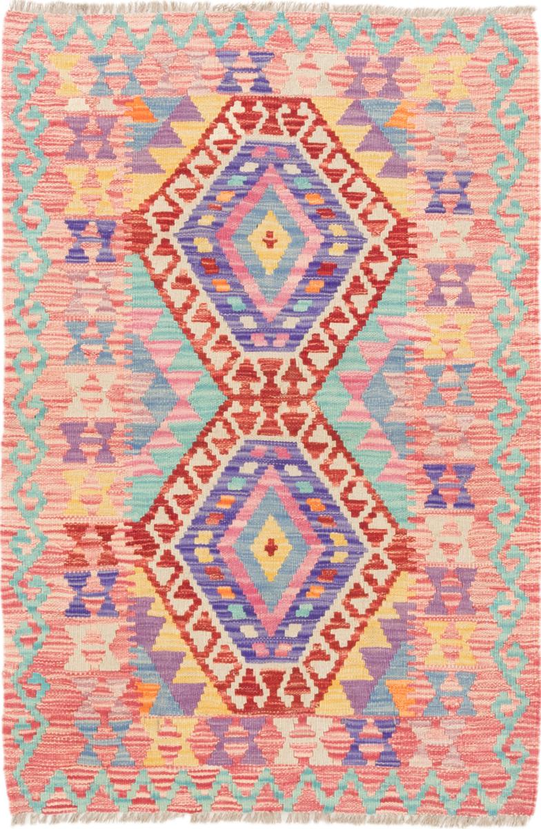 Tapete afegão Kilim Afegão 122x84 122x84, Tapete persa Tecido à mão