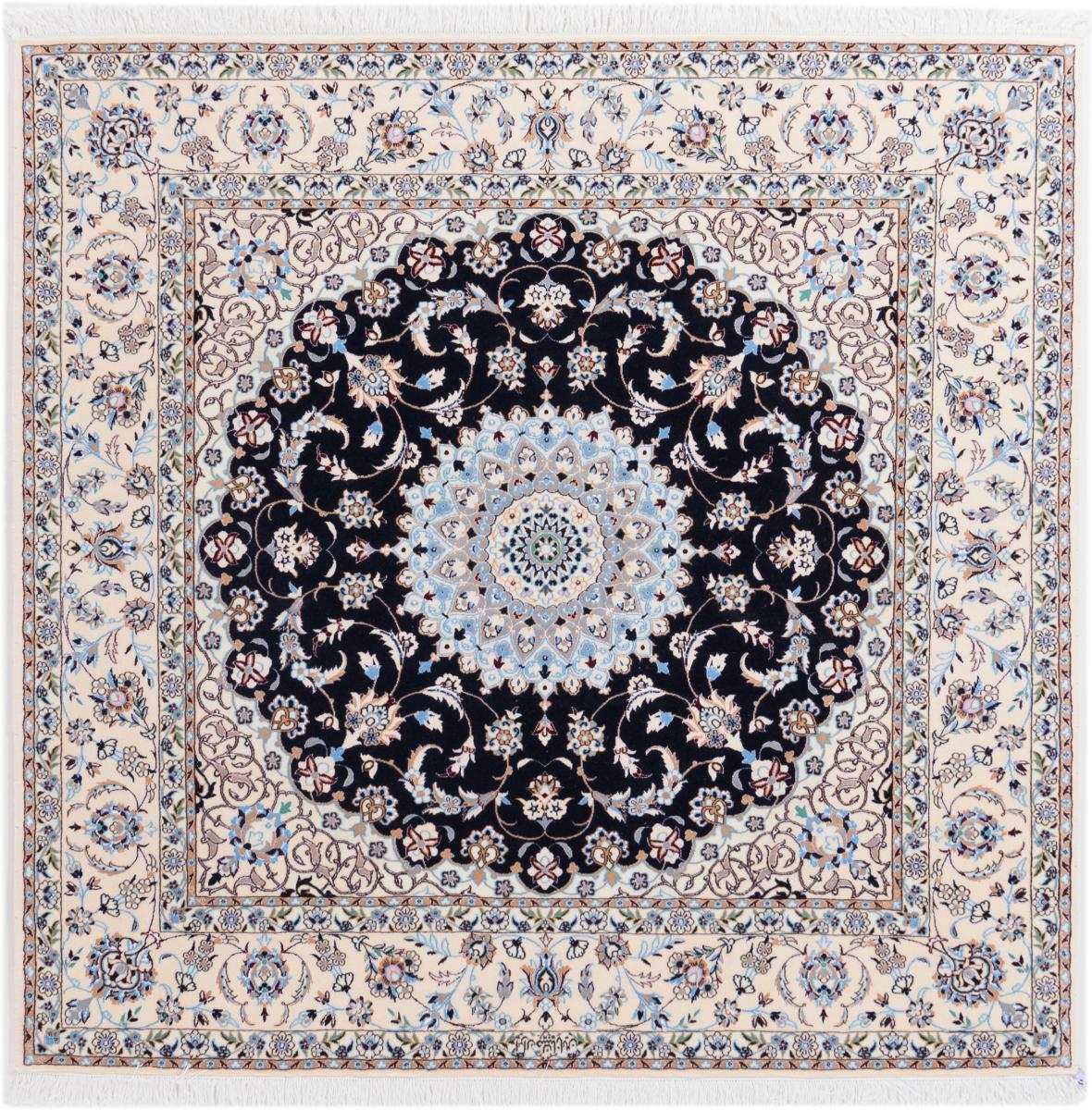 Perserteppich Nain 6La Signiert 180x180 180x180, Perserteppich Handgeknüpft