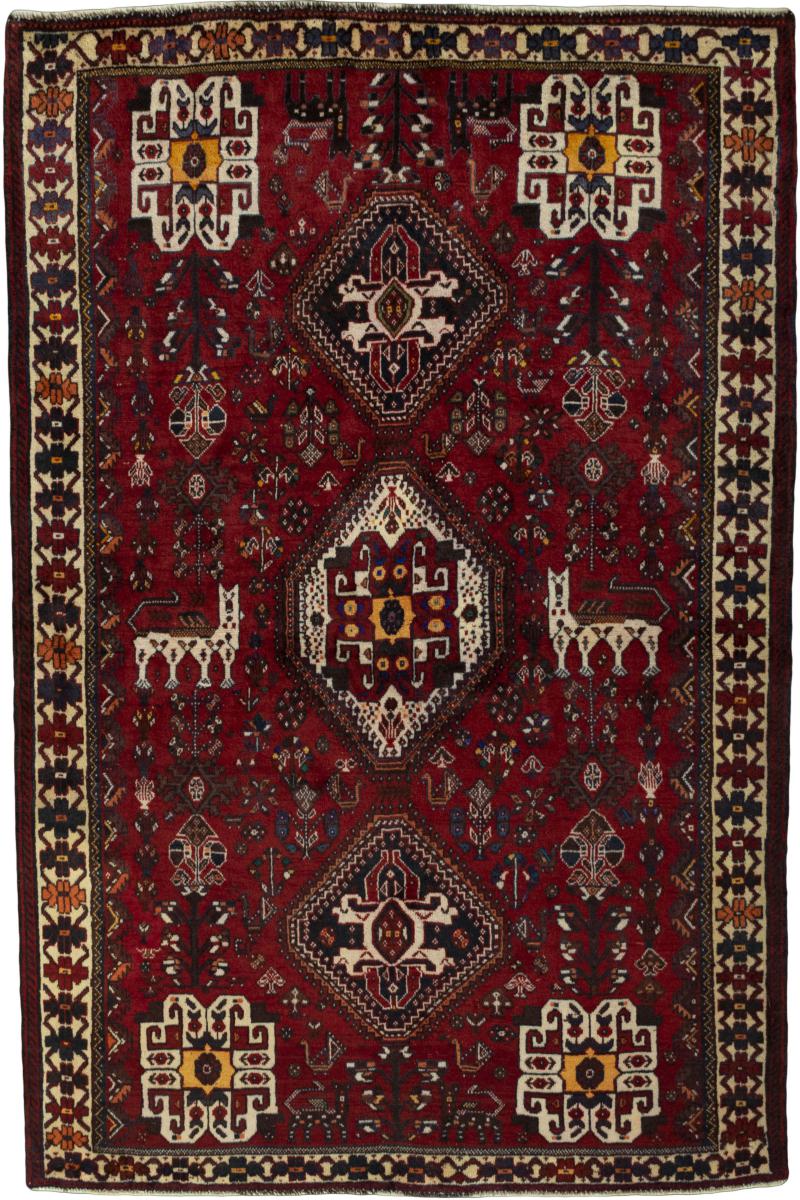 Tappeto persiano Shiraz 216x146 216x146, Tappeto persiano Annodato a mano
