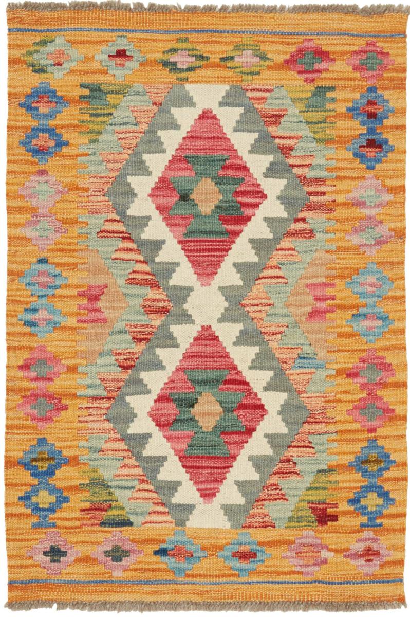 Tapete afegão Kilim Afegão 90x62 90x62, Tapete persa Tecido à mão