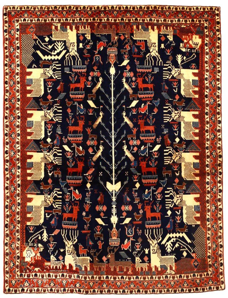Persian Rug Afshar 199x156 199x156, Persian Rug Knotted by hand