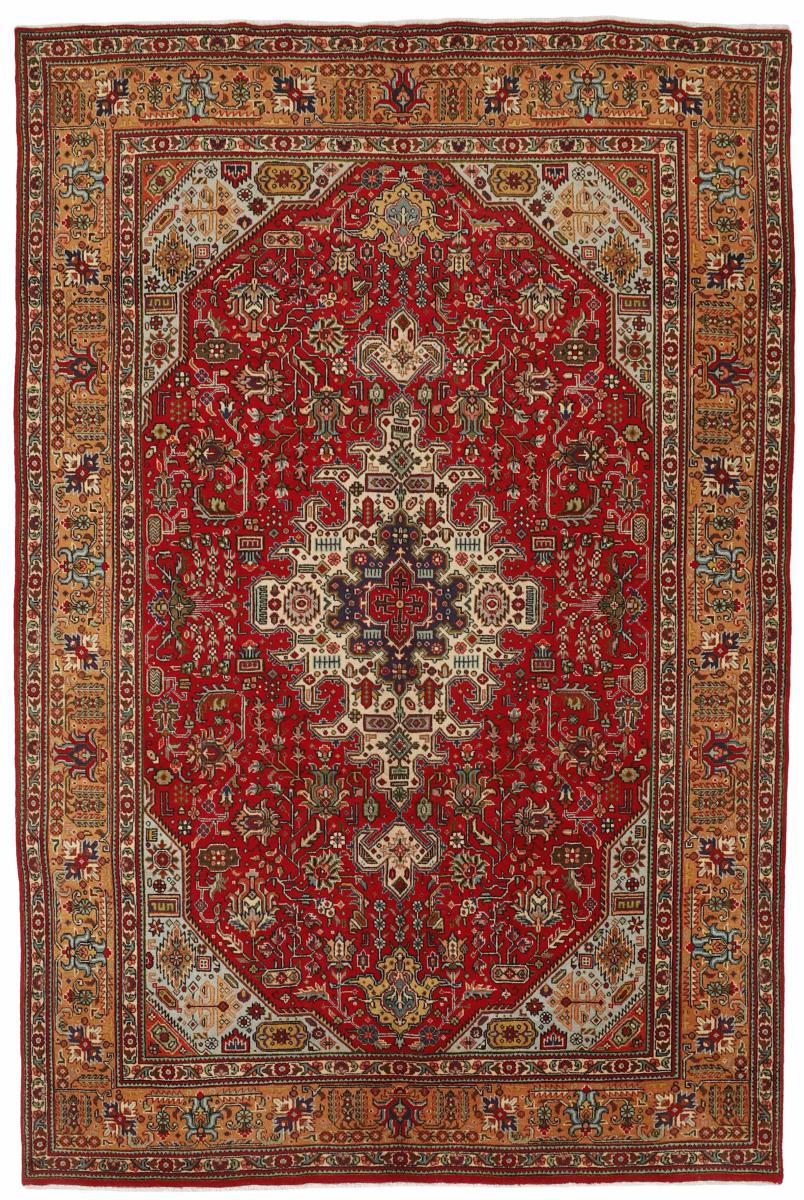 Tapete persa Tabriz 313x204 313x204, Tapete persa Atado à mão