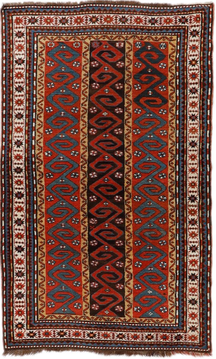 Russian rug Kazak Antique Karabagh 224x141 224x141, Persian Rug Knotted by hand