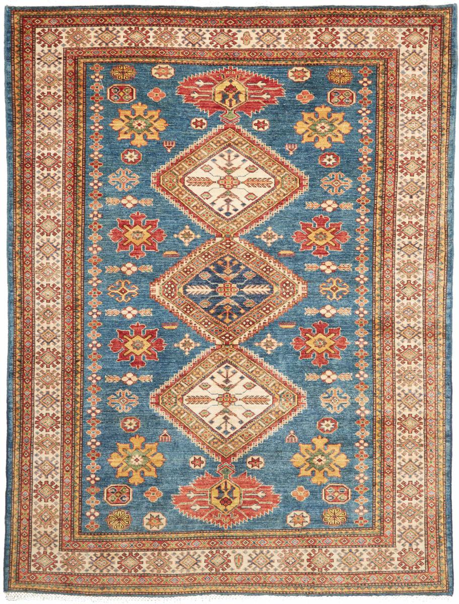 Afghaans tapijt Kazak 227x176 227x176, Perzisch tapijt Handgeknoopte