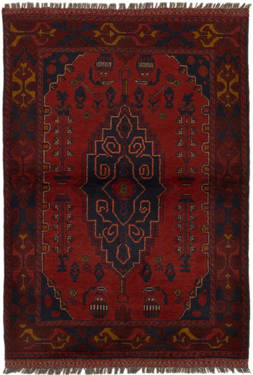 Tapis afghan Khal Mohammadi 144x106 144x106, Tapis persan Noué à la main