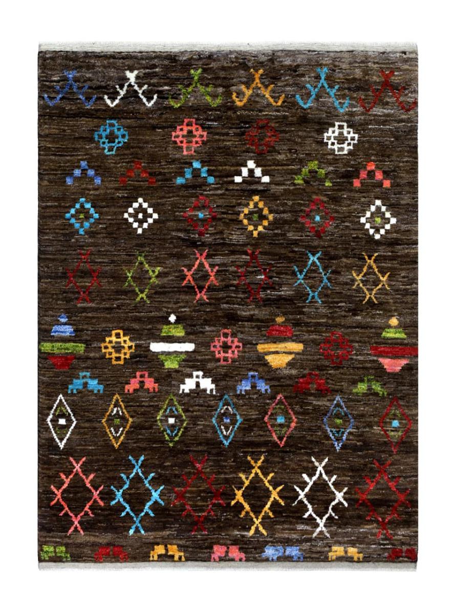 Πακιστανικό χαλί Berber Ghashghai 201x153 201x153, Περσικό χαλί Χειροποίητο με κόμπους