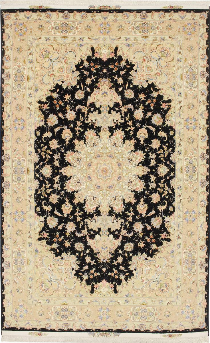 Tapete persa Tabriz 60Raj Signed Fio de Seda 314x197 314x197, Tapete persa Atado à mão