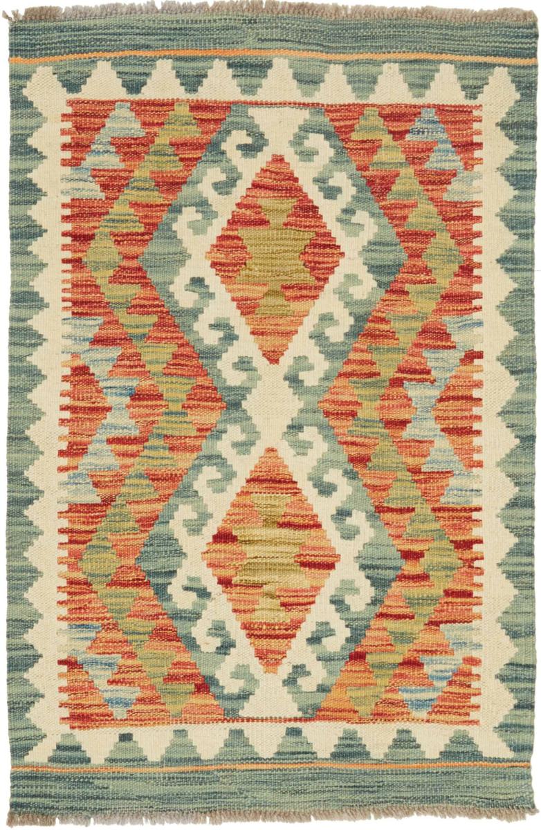 Tapete afegão Kilim Afegão 91x61 91x61, Tapete persa Tecido à mão