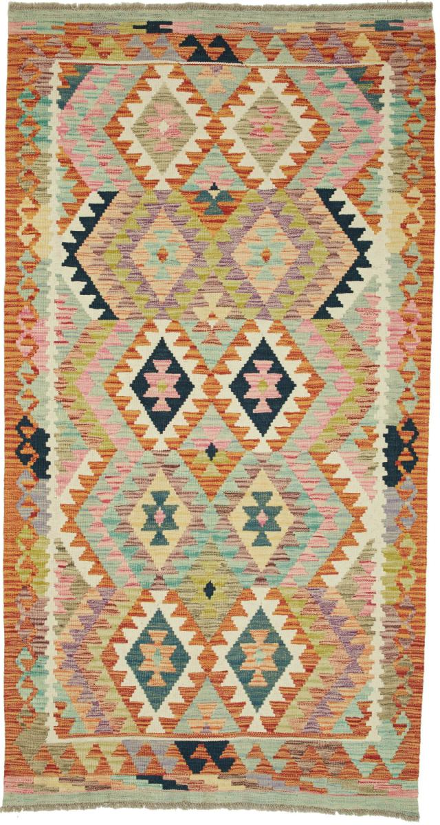 Afgán szőnyeg Kilim Afgán 193x102 193x102, Perzsa szőnyeg szőttesek