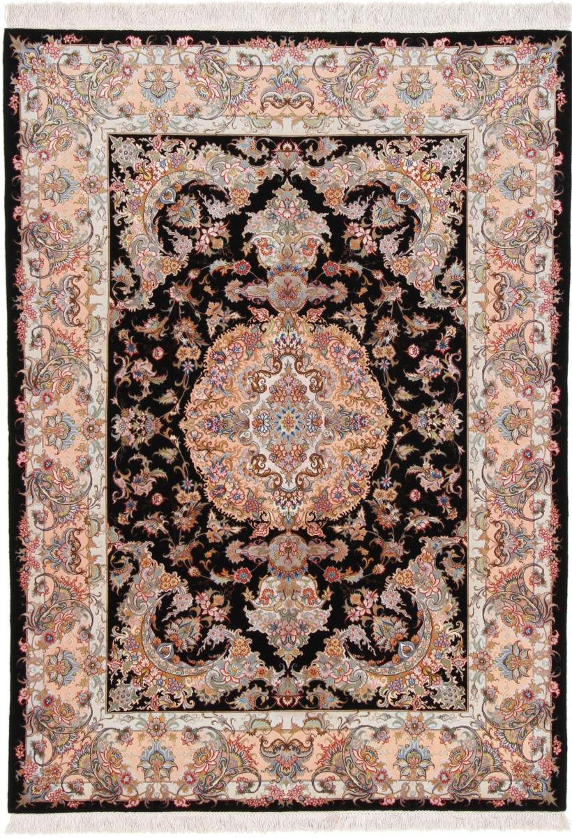 Tappeto persiano Tabriz 60Raj Ordito in Seta 205x149 205x149, Tappeto persiano Annodato a mano