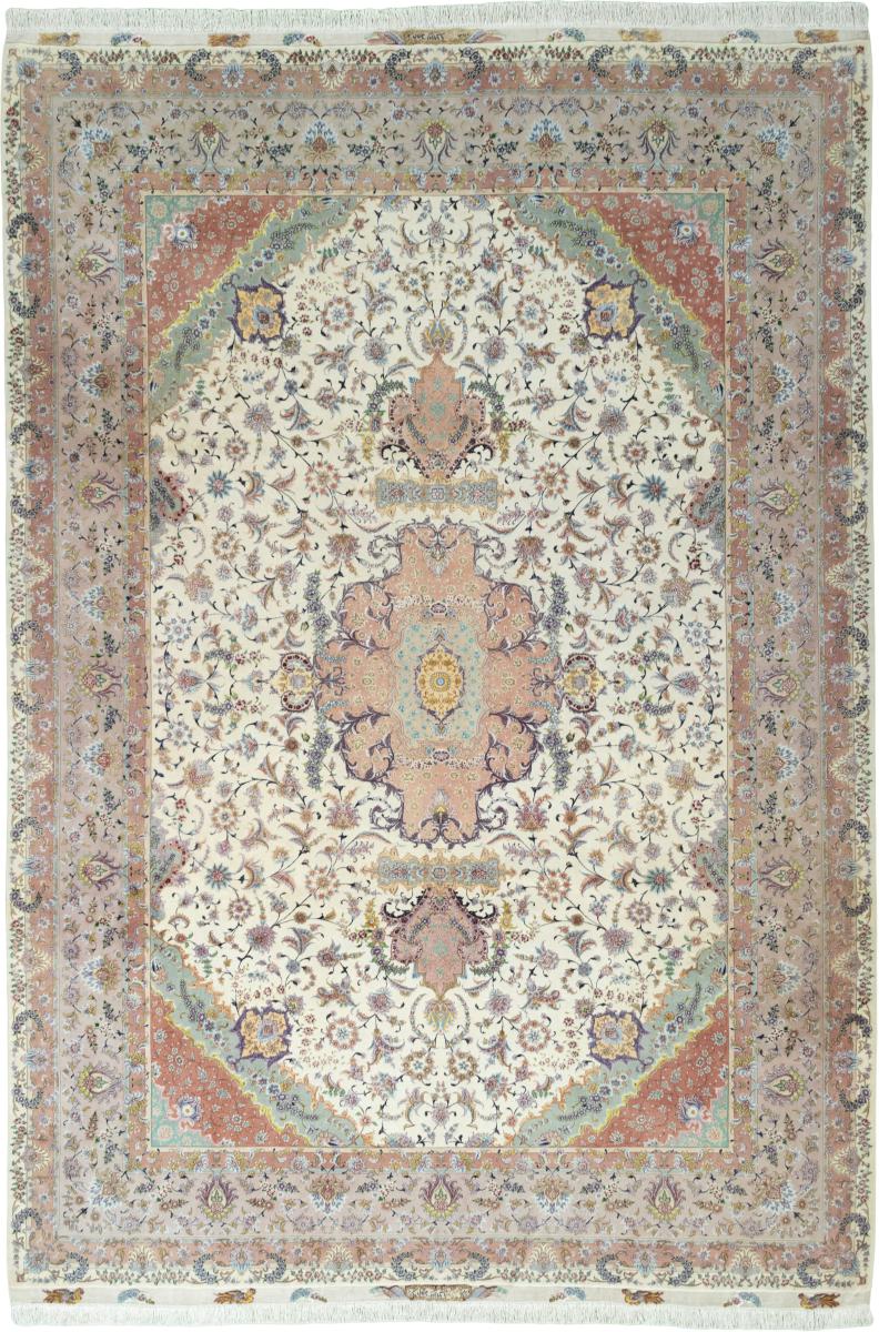 Persisk matta Tabriz 70Raj Silkesvarp 362x252 362x252, Persisk matta Handknuten