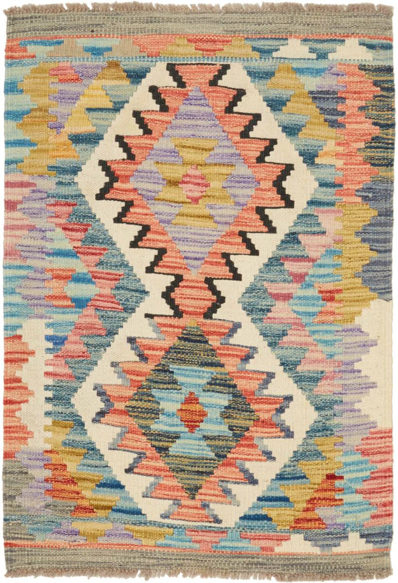 Tapete afegão Kilim Afegão 90x64 90x64, Tapete persa Tecido à mão