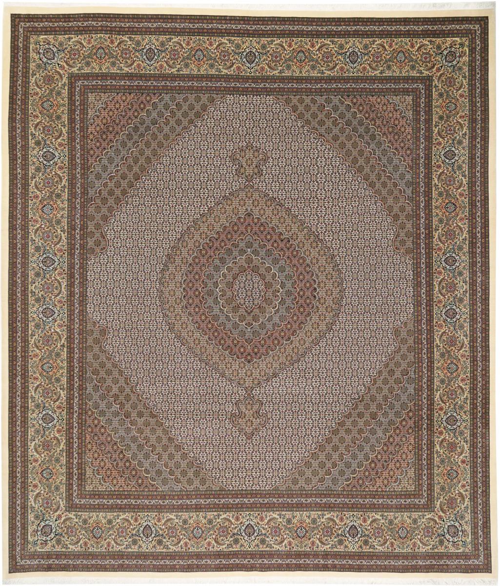 Tapete persa Tabriz Mahi 50Raj 391x344 391x344, Tapete persa Atado à mão