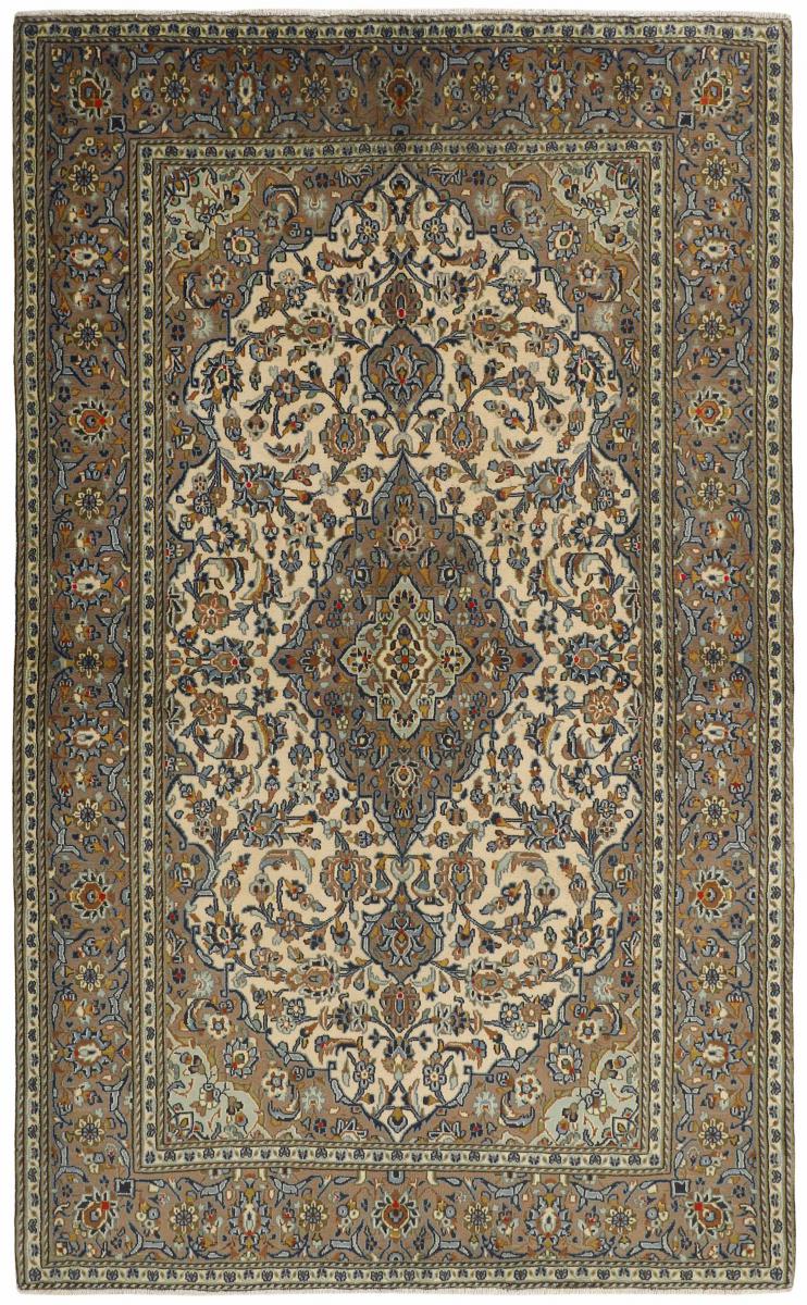 Tapis persan Kashan 225x139 225x139, Tapis persan Noué à la main