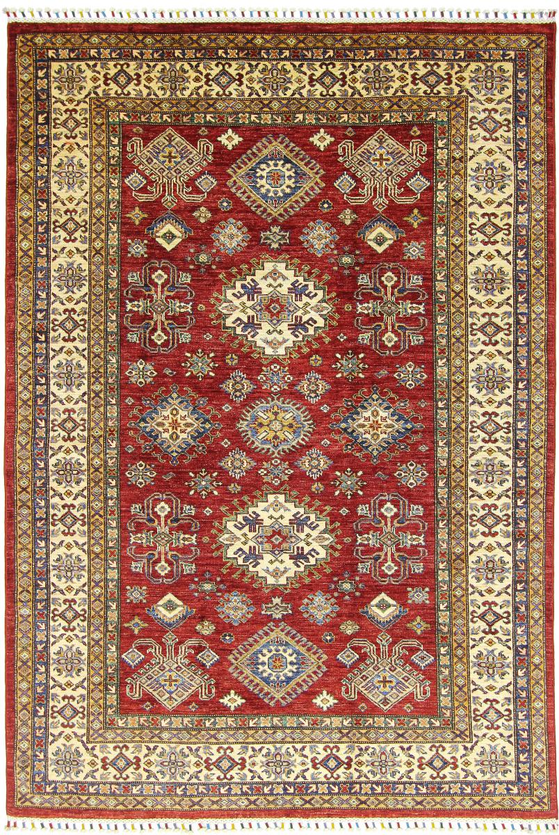 Afghan rug Super Kazak 245x164 245x164, Persian Rug Knotted by hand