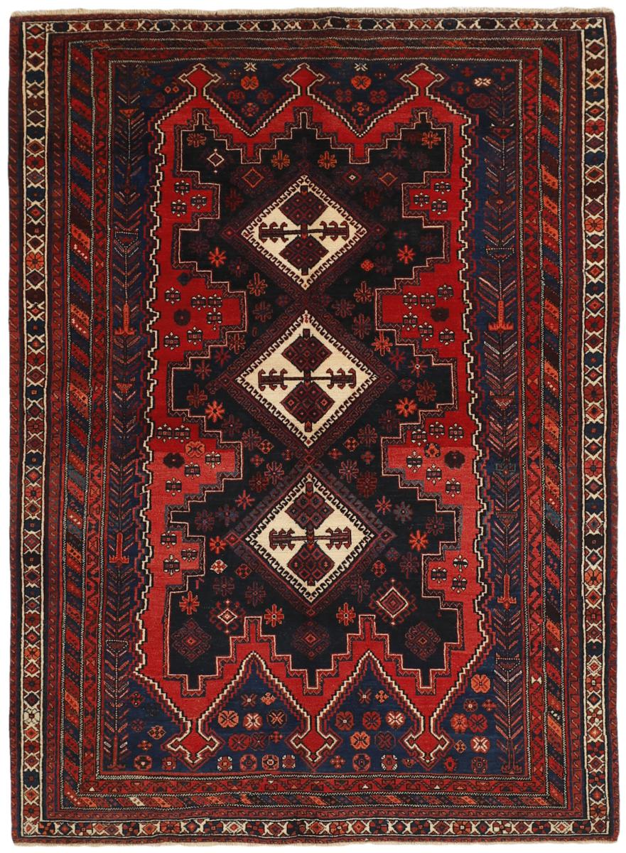 Perzisch tapijt Afshar 217x157 217x157, Perzisch tapijt Handgeknoopte