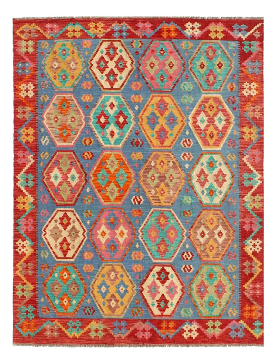 Afghan rug Kilim Afghan 8'2"x5'10" 8'2"x5'10", Persian Rug Woven by hand