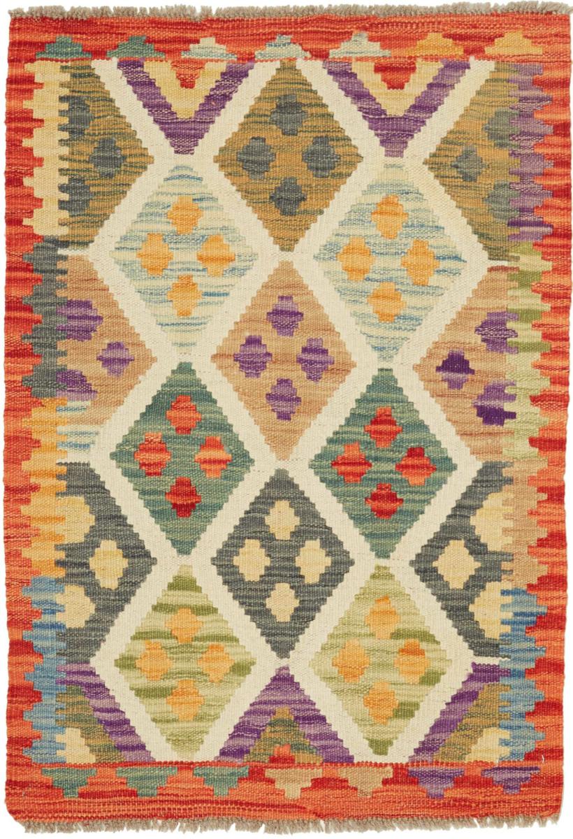 Tapete afegão Kilim Afegão 89x64 89x64, Tapete persa Tecido à mão