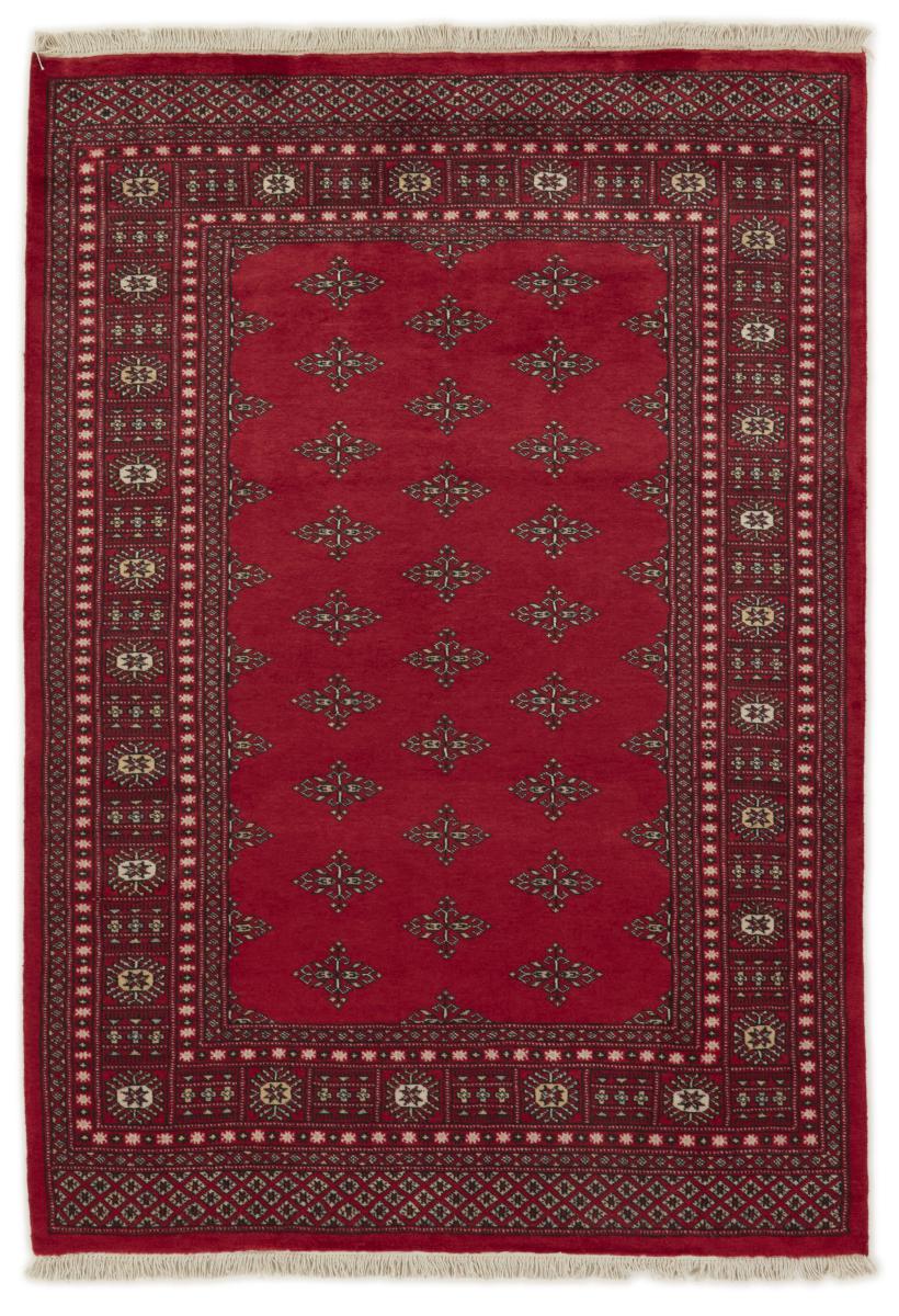 Pakistansk tæppe Pakistan Buchara 2ply 199x138 199x138, Persisk tæppe Håndknyttet