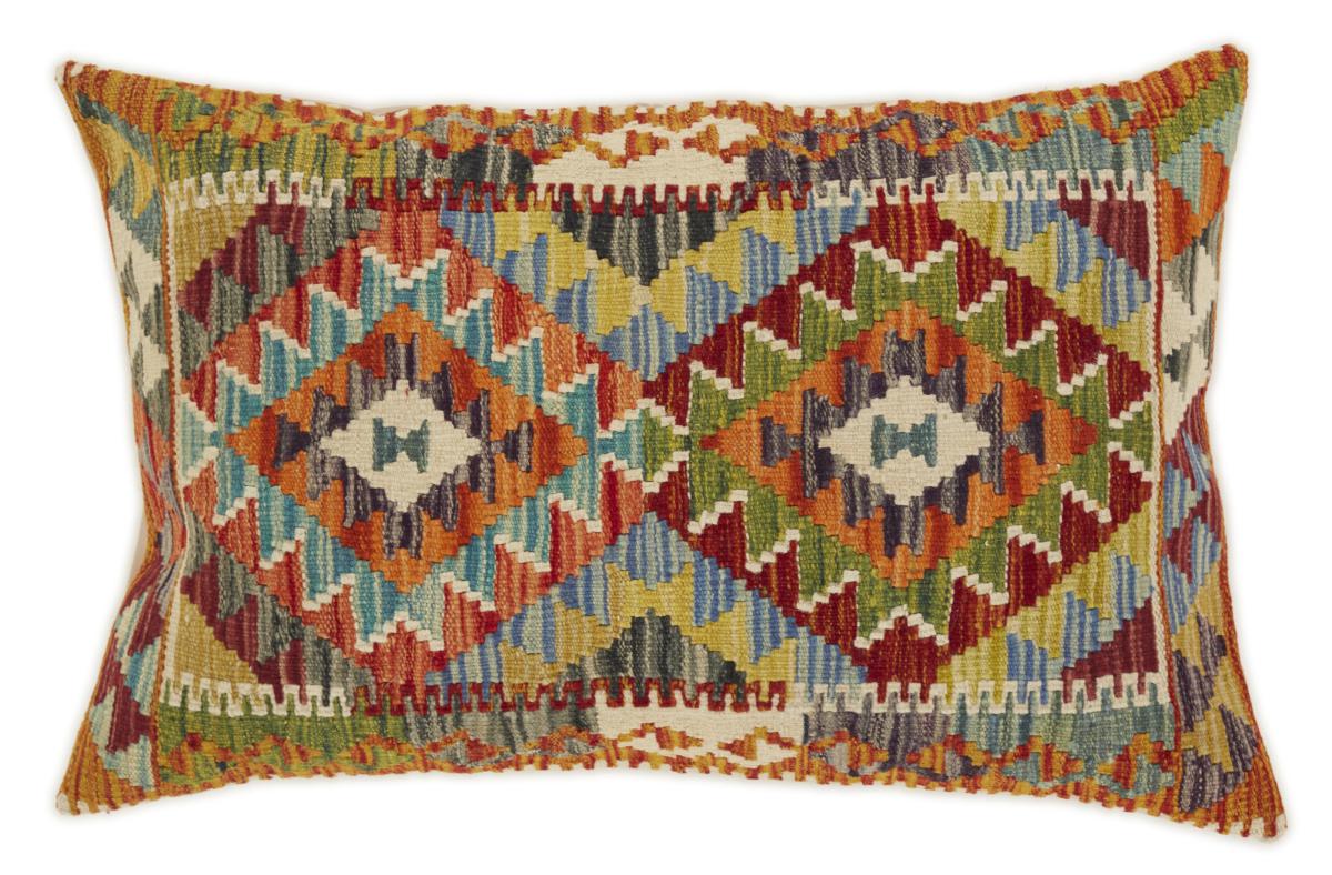 Alfombra afgana Kilim Afghan Kissen 89x59 89x59, Alfombra persa Tejido a mano