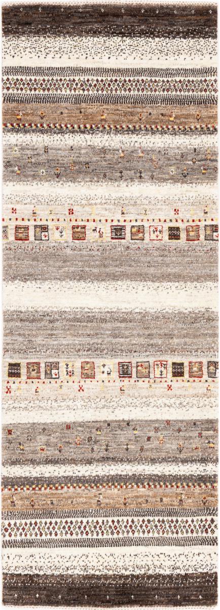 Tappeto persiano Persiano Gabbeh Loribaft Natura 195x77 195x77, Tappeto persiano Annodato a mano