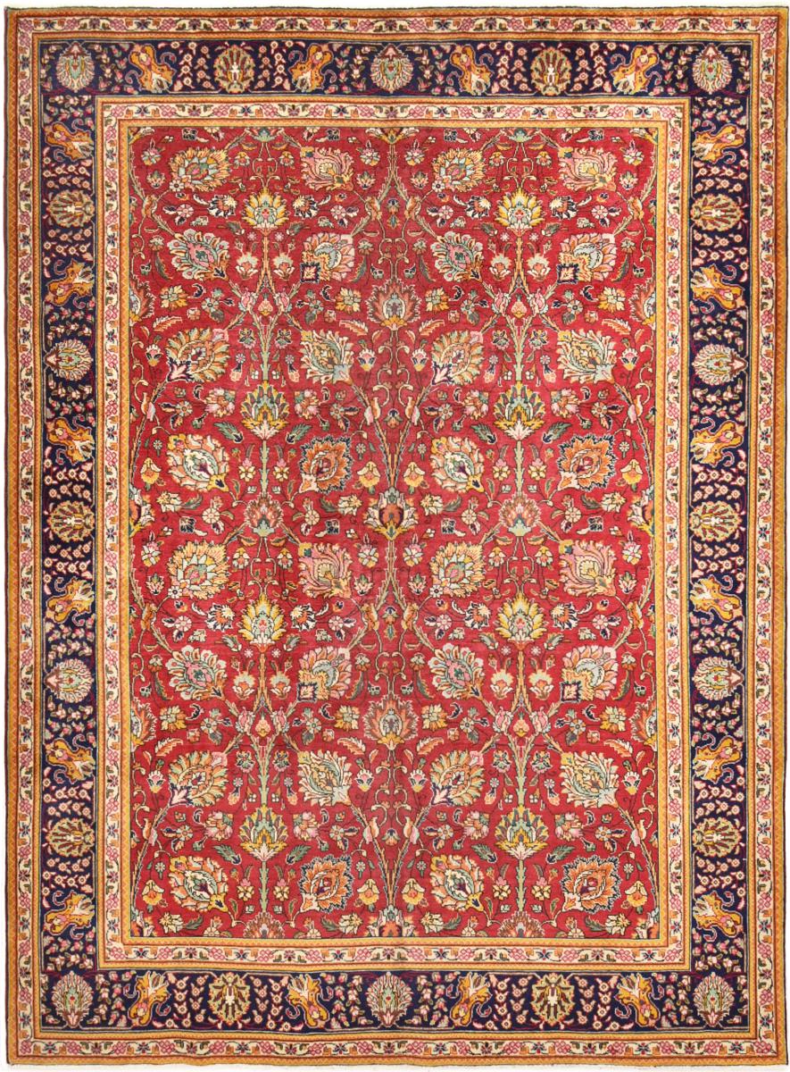 Tapete persa Tabriz 344x257 344x257, Tapete persa Atado à mão