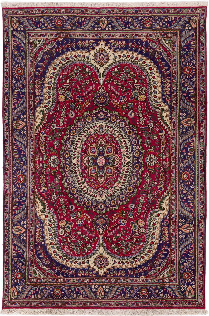 Persian Rug Tabriz 9'8"x6'6" 9'8"x6'6", Persian Rug Knotted by hand